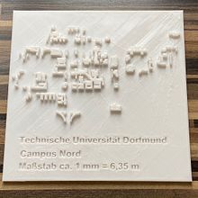 Miniature Campus of the TU Dortmund, Germany @anycubic i3MegaS. Modelagem 3D projeto de Björn Deutsch - 01.07.2020
