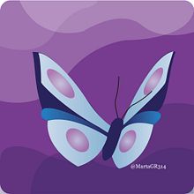 Butterfly (From Tim Burton's Corpse Bride). Graphic Design, and Traditional illustration project by Marta Gómez Ruiz - 10.31.2020