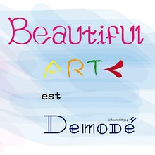 Beautiful Art(e) est Demodé. Graphic Design, Digital Illustration, and Digital Lettering project by Marta Gómez Ruiz - 12.19.2020