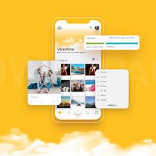 App Wow Space. Un progetto di 3D, Graphic design e UX / UI di Vladimir Nesterov - 19.12.2020
