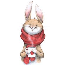 Bunnies. Character Design, Children's Illustration, Traditional illustration, and Watercolor Painting project by Julie Mellan - 12.20.2020