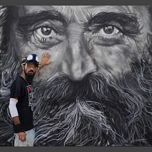 Parte del proyecto @luchaporloimposible (Málaga). Un progetto di Street Art, Illustrazione tradizionale, Belle arti e Pittura di Juan María Rivero - 20.12.2020