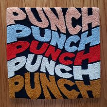 PUNCH PUNCH PUNCH PUNCH PUNCH. Arts, Crafts, Embroider, Design, and Lettering project by Carolina Bello - 11.25.2020