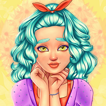 Meu projeto do curso: Retrato de personagens femininas com Procreate.. Un progetto di Creatività di Thayná Alves Pereira - 20.12.2020