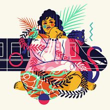 Tropical ✦ Geo VI . % El Totoi tarafından hazırlanan Geleneksel illüstras, on, Dijital İllüstras, Ve on projesi - 12.20.2020