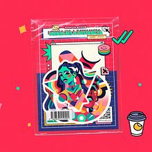 Mensajes a Distancia ✧(Sticker Pack)✧. Un proyecto de Ilustración tradicional e Ilustración digital de El Totoi - 20.12.2020