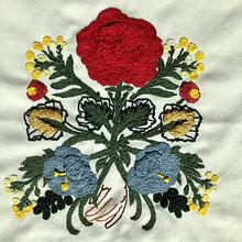 Técnica de bordado con paso atrás. Embroider project by Ana Martínez de Buen - 12.20.2020