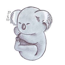 Koala (grafito). Drawing, Pencil Drawing, Artistic Drawing, Graphic Design, and Traditional illustration project by btrizg - 12.21.2020