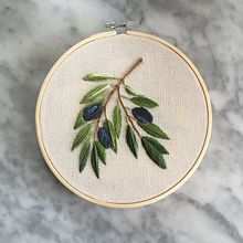 Olive Branch. Projekt z dziedziny  Haft użytkownika Claudia Neff - 02.09.2020