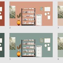 Testing out a new wall colour. Un proyecto de Teoría del color, Arquitectura interior, Interiorismo y Diseño de interiores de ruthkreutzer - 21.12.2020