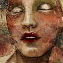 My project in Illustrated Portraits with Procreate course. Traditional illustration project by Barbara Pala - 12.21.2020