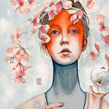Ofelia. Digital Illustration project by Barbara Pala - 12.21.2020