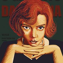 o gambito da rainha . Traditional illustration, and Vector Illustration project by maria jackeline R. dos Santos - 12.22.2020