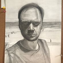 My project in Realistic Portrait with Graphite Pencil course. Drawing, and Pencil Drawing project by David Swallow - 12.22.2020
