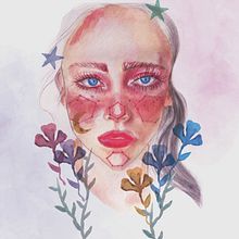 Mi Proyecto del curso: Retrato ilustrado en acuarela. Fine Arts, Creativit, Artistic Drawing, Portrait Drawing, Digital Design, Digital Illustration, and Watercolor Painting project by Alana Roque - 12.22.2020