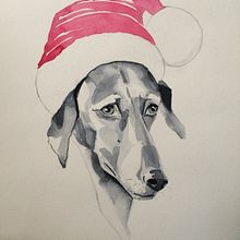 Happy Christmas!. Traditional illustration project by A KJ - 12.22.2020