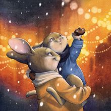 La Fête des Lumières. Un proyecto de Ilustración tradicional, Ilustración infantil y Pintura a la acuarela de Julie Mellan - 22.12.2020