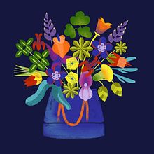 My project in Flat Illustration with Photoshop course. Projekt z dziedziny Ilustracja c, frowa i Pattern design użytkownika Dorot Draws - 22.12.2020