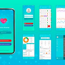 Proyecto UX/UI: App presión arterial. App Design, Digital Design, Graphic Design & Interactive Design project by Cristina Crespo Cabrera - 12.22.2020