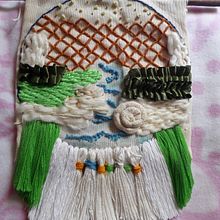 Mi Proyecto del curso: Creación de tapices bordados. Fiber Arts project by María De Los Ángeles Martínez avendaño - 12.22.2020