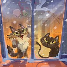 A package is coming. Un proyecto de Ilustración tradicional e Ilustración digital de Elysa Castro - 22.12.2020