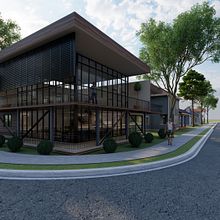 Mi Proyecto del curso: Diseño y modelado arquitectónico 3D con Revit. 3D, 3D Animation, and Digital Architecture project by Maria Aguado - 12.22.2020
