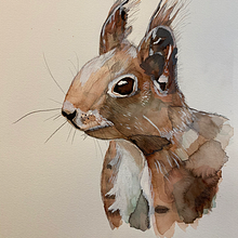 My project in Experimental Watercolor Techniques for Beginners course. Gouache Painting, Pencil Drawing, and Watercolor Painting project by Alexandra Edwards - 12.22.2020