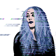 Elisa (digital portrait). Digital Drawing project by Alexandra Edwards - 12.22.2020