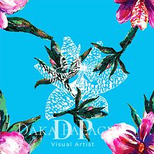 Mi Proyecto del curso: Creación de marca basada en tus propios estampados Orquídeas y plantas Danahe Palacios.  project by Danahe Palacios - 12.23.2020