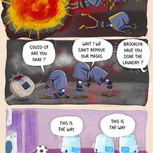 Collaboration (page 30) - The World's Most Epic Comic In The World. Children's Illustration, Digital Illustration, and Traditional illustration project by Lee Sheppard - 12.23.2020