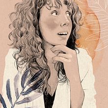 Andrea Blasco_Mi Proyecto del curso: Retrato ilustrado con Procreate. Un projet de Dessin, Dessin artistique, Dessin de portrait, Illustration traditionnelle et Illustration numérique de Andrea Blasco - 23.12.2020