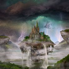 FLOTING ISLANDS. Un projet de Photomontage de Joana Romo - 23.12.2020