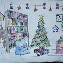 Mi Proyecto del curso: El arte del sketching: versión navidad. Drawing, and Sketchbook project by Eliza Salas - 12.23.2020