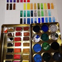 Mein Kursprojekt: Ausarbeitung von handwerklichen Aquarellen. Watercolor Painting, and DIY project by Ehlert Caroline - 12.23.2020