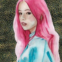 Retrato en acuarela. Fine Arts, Portrait Drawing, and Traditional illustration project by Isabel Sauvage - 12.24.2020