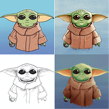 Mi Proyecto del curso: Técnicas y estilos de ilustración con Procreate. Un proyecto de Ilustración tradicional, Ilustración con tinta, Ilustración digital e Ilustración infantil de Javier Quesada - 24.12.2020