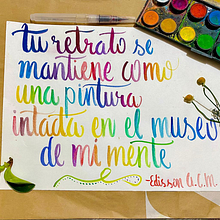Mi Proyecto del curso: Caligrafía itálica con brush pen.  project by mndysv - 12.24.2020