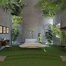 The Snake Room by @eiscia. Een project van  3D-modellering, Collage,  Interieur, Interieurontwerp y  Scenografie van Asia Calzà - 15.12.2020