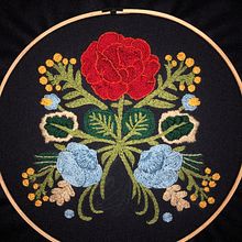 Mi Proyecto del curso: Técnica de bordado con paso atrás. Embroider project by Ana Quevedo - 12.25.2020