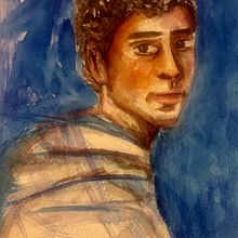 My attempt at watercolour portrait. Un progetto di Pittura ad acquerello di amamalaika - 25.12.2020