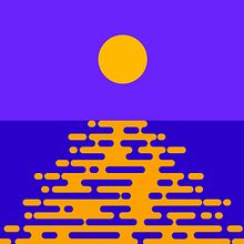 Puesta de Sol. Editorial Illustration, Traditional illustration, Digital Illustration, and Vector Illustration project by E. Alarcón - 12.26.2020
