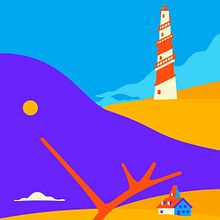 The colour and the shape. Digital Illustration, and Vector Illustration project by E. Alarcón - 12.26.2020
