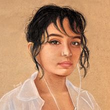 Mi Proyecto del curso: Ilustración con pastel y lápices de colores. Un progetto di Belle arti, Disegno, Disegno a matita, Disegno artistico, Disegno di ritratti e Disegno realistico di Brenda Muñoz - 26.12.2020