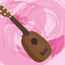 Pinapple Ukelele ❤️🍍 (Love at first sight). Graphic Design, and Digital Illustration project by Marta Gómez Ruiz - 12.26.2020