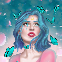Mi Proyecto del curso: Retrato digital fantasía. Concept Art, Desenho de retrato, Desenho digital e Ilustração digital projeto de Camila Miranda - 27.12.2020