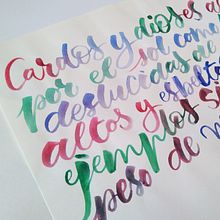 Cardos y dioses. Arts, Crafts, Calligraph, Decoration, Interior Design, H, Lettering, Lettering, and Paper Craft project by Carmen Iglesias - 12.27.2020