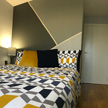 Three Colours Bedroom. Decoration, Interior Design & Interior Decoration project by José Soto - 12.24.2020