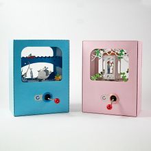 Caixas de música - paper crafts. Arts, Crafts, Children's Illustration, and Paper Craft project by Dilene Oliveira - 12.27.2020