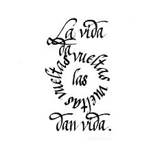 Mi Proyecto del curso: Introducción a la caligrafía itálica. Calligraph project by Carmen Cobo Musatadi - 12.27.2020