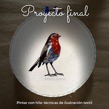 Mi Proyecto del curso: Pintar con hilo: técnicas de ilustración textil. Embroider, and Design project by Kelly Solano - 12.27.2020